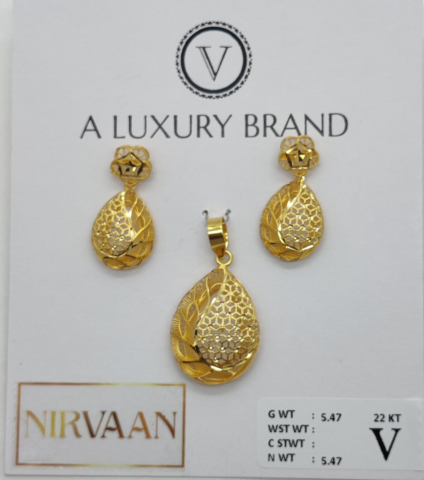 Nirvaan Bubble Pendant Set